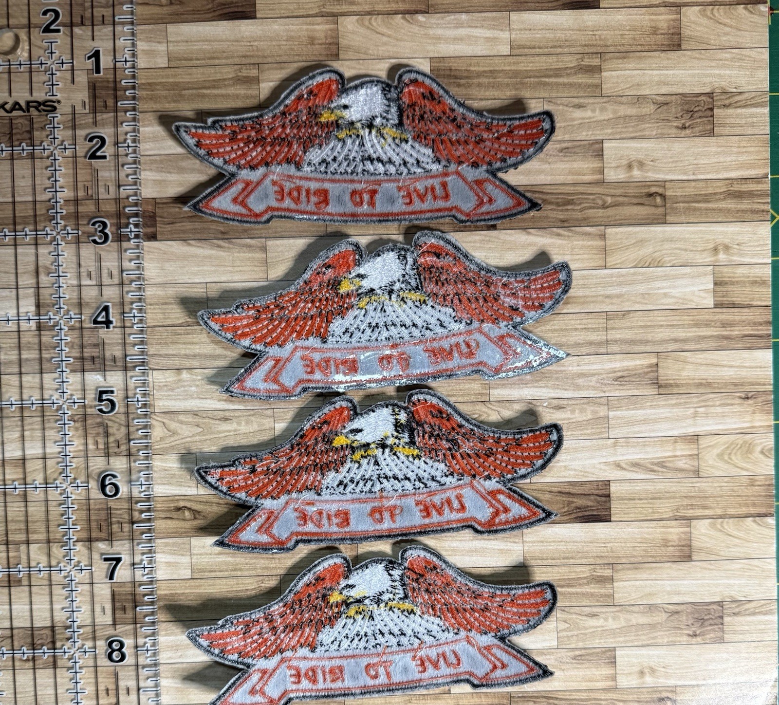 Harley Davidson Live To Ride M/C Patch ( Brand New )