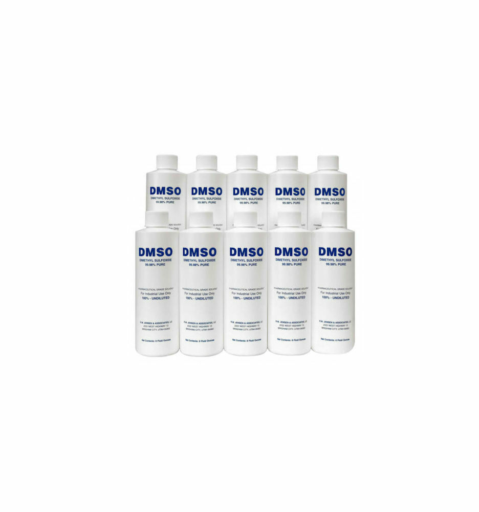 PHARMACEUTICAL GRADE DMSO 10 BOTTLE SPECIAL 8 oz BOTTLES
