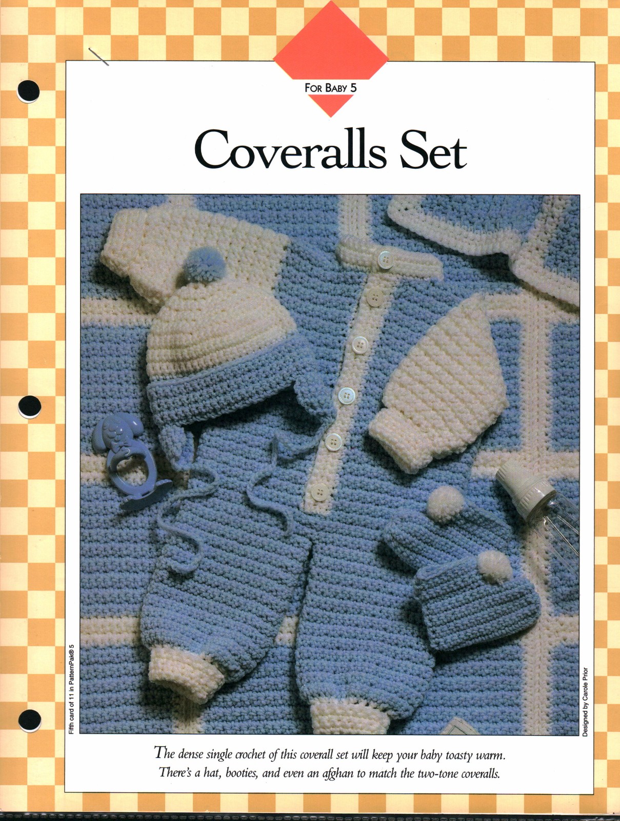 Coveralls Set - For Baby 5 | Vanna Crochet Faves 85050-F