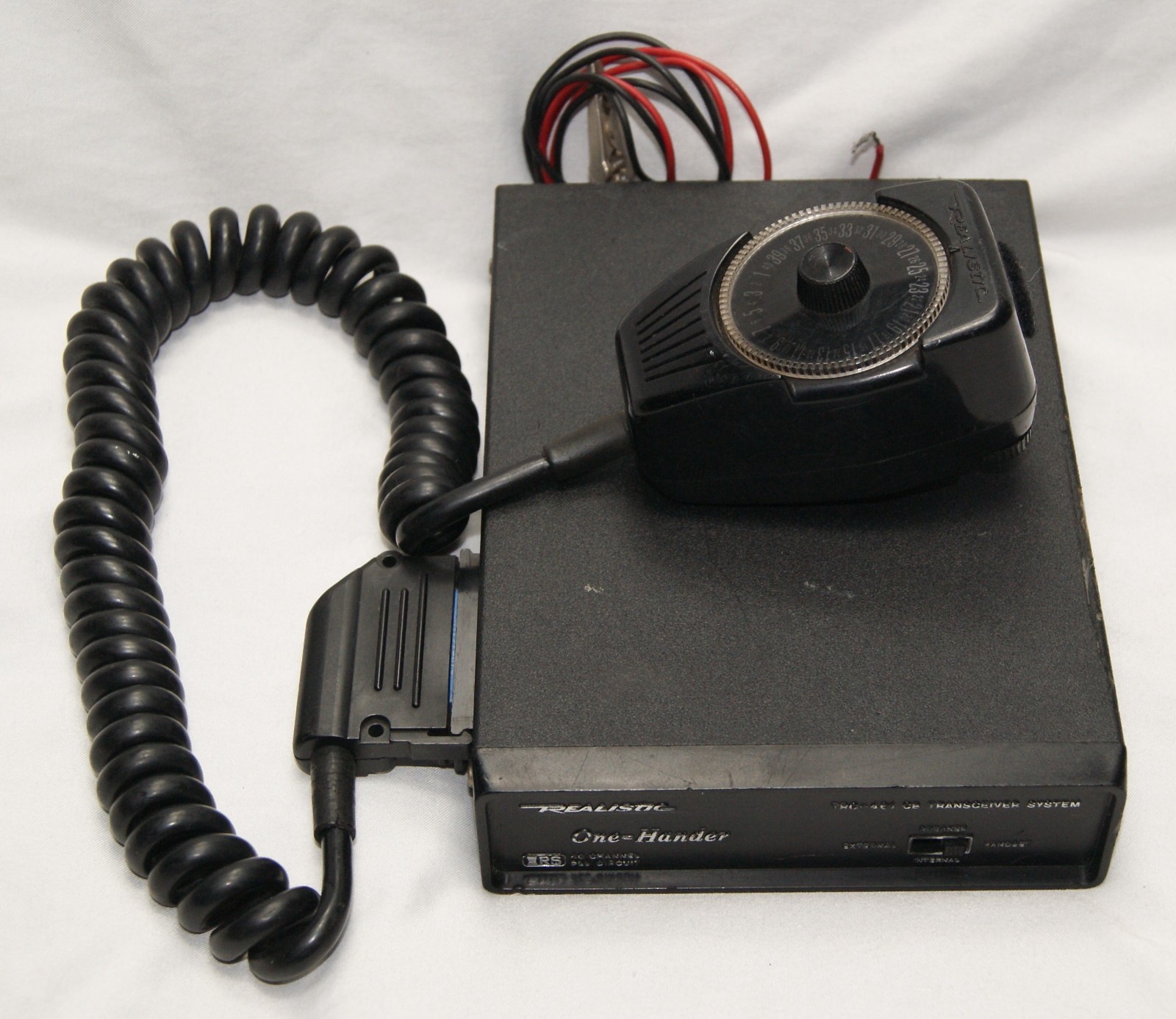 realistic one hander cb radio transceiver system trc-461 tested