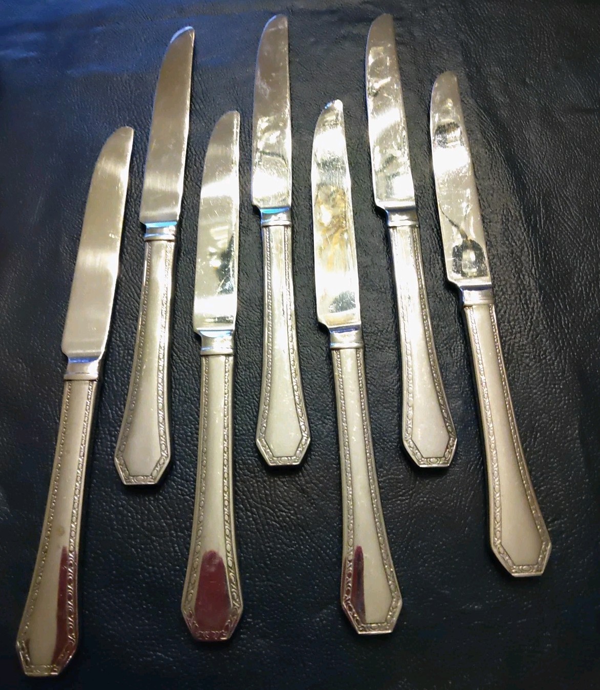 (7) Reed & Barton Copley Stainless Steel Dinner Knives