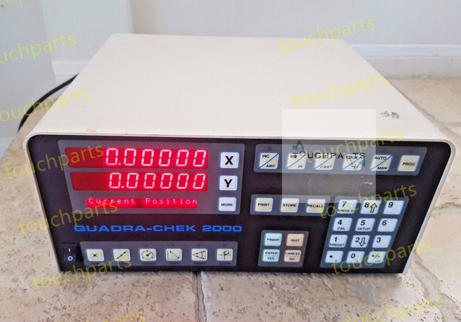 Quadra Chek Check 2000 XY Digital Readout membrane keypad , overlay