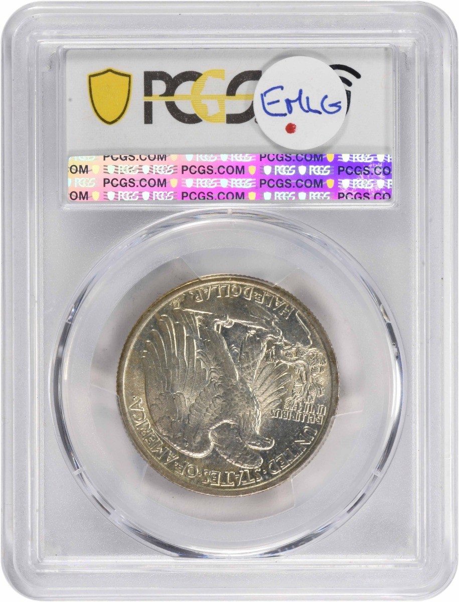 1917 Walking Liberty Silver Half Dollar MS64 PCGS