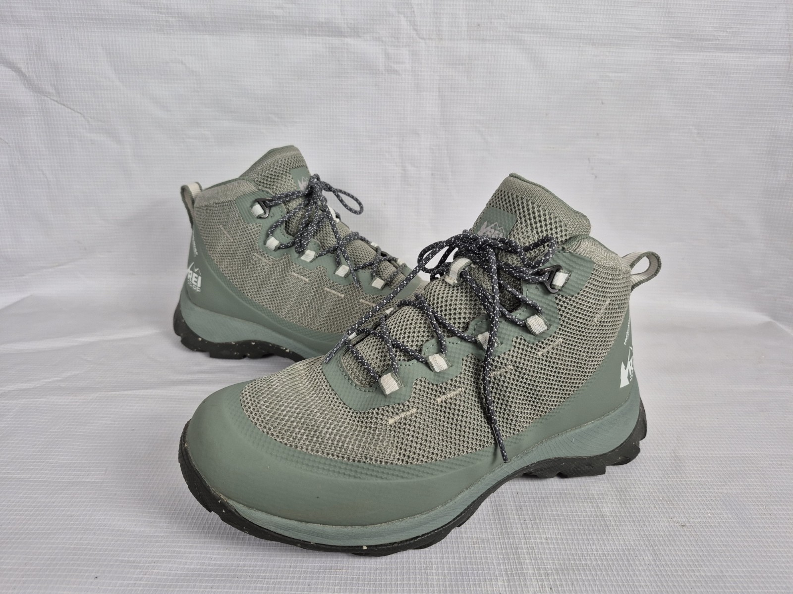 REI Co-op Flash Hiking Boots Women's 9 Wide Dusty Olive Shoes Sneakers