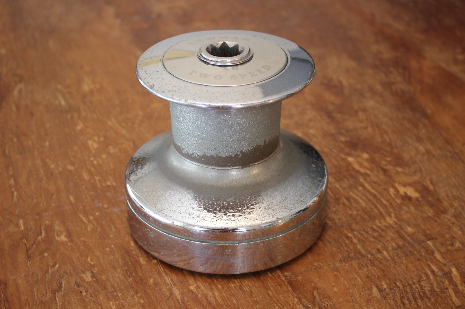 Lewmar England Size 30 Chrome Plated Bronze Two Speed Winch Sailing