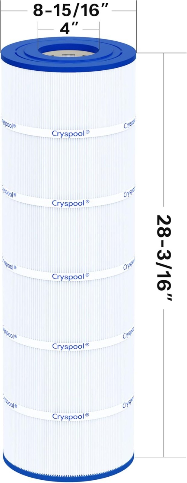 NEW CRYSPOOL Pool & Spa Filter for CP-08061 for CX2020RE, CX1900RE, PWWPC200 +