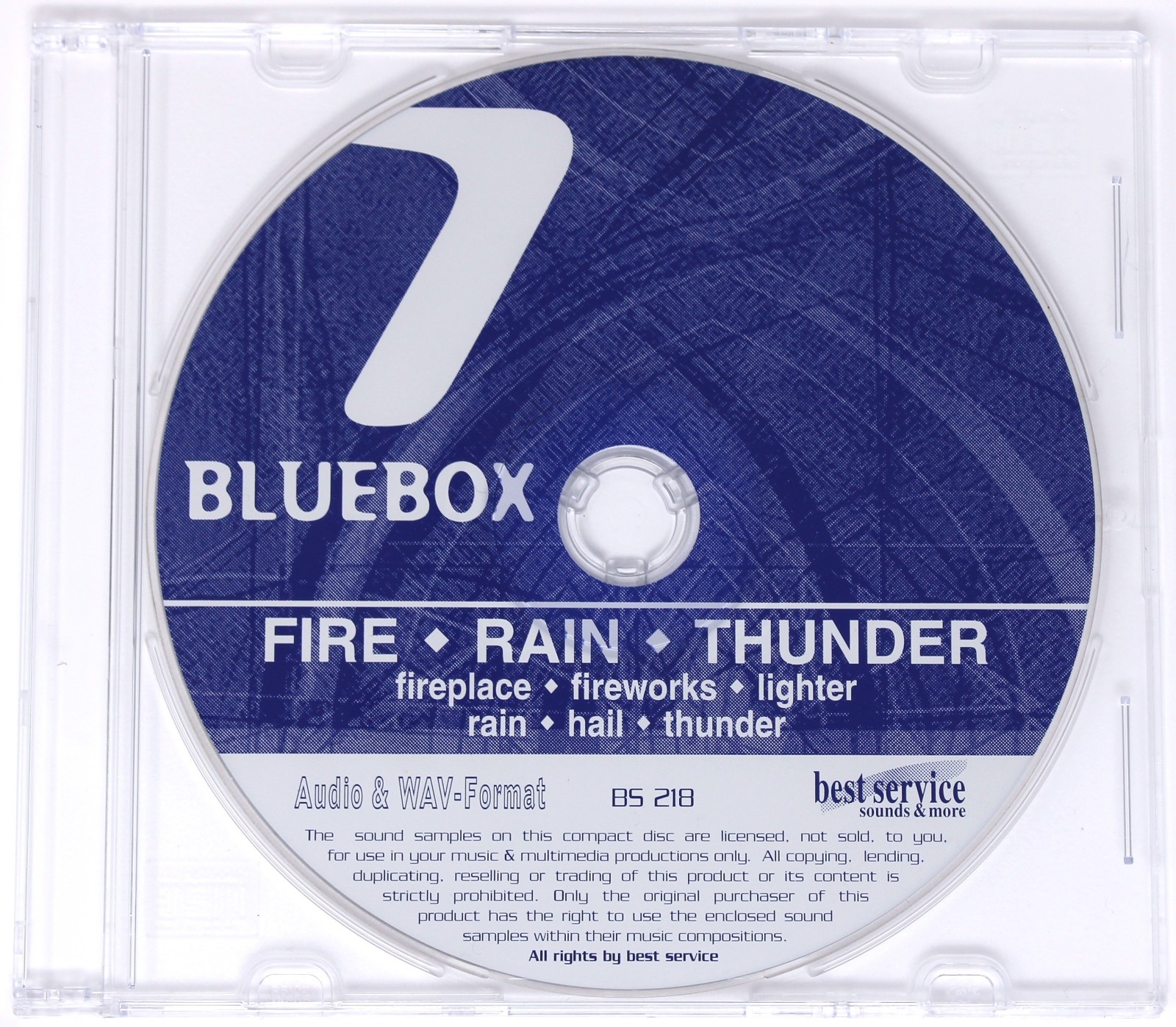 Best Service Blue Box Sound Effects Sample Library/Sampling 17 CD Set