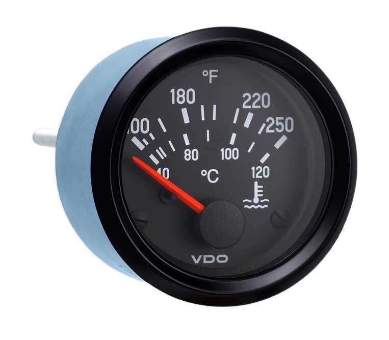 VDO 310-909 Cockpit International Series 250F / 120C Water Temp Gauge In Stock