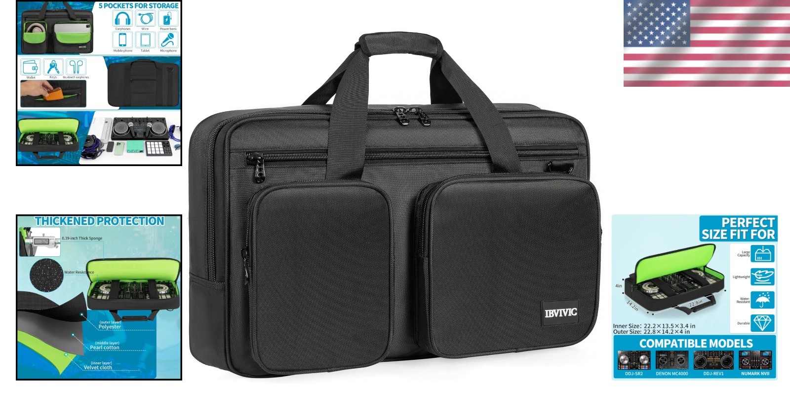 Protective Travel Case for Traktor Kontrol S4 MK3=//