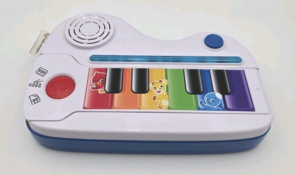 Baby Einstein Flip & Riff Keytar Musical Guitar & Piano Lights Toy 12 months +