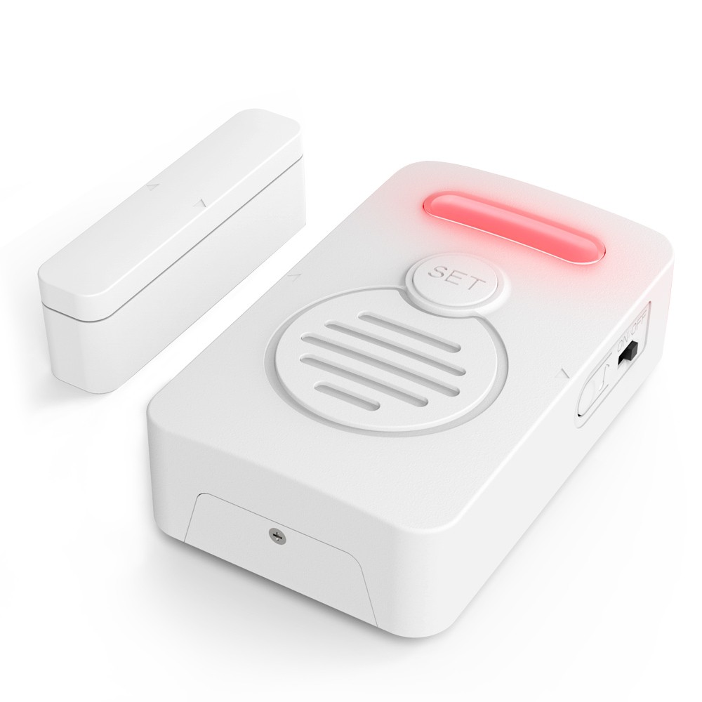 Refrigerator Alarm Wireless Doorbell Sensor 3-Level Volume Voice Window Alert ×4