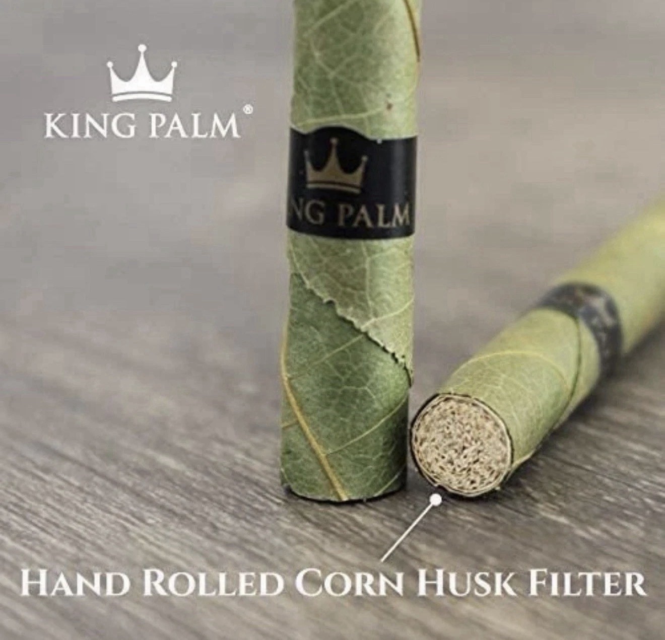 King Palm Mini Rolls 20 Pack Natural Palm Leaf Pre Rolled Cones