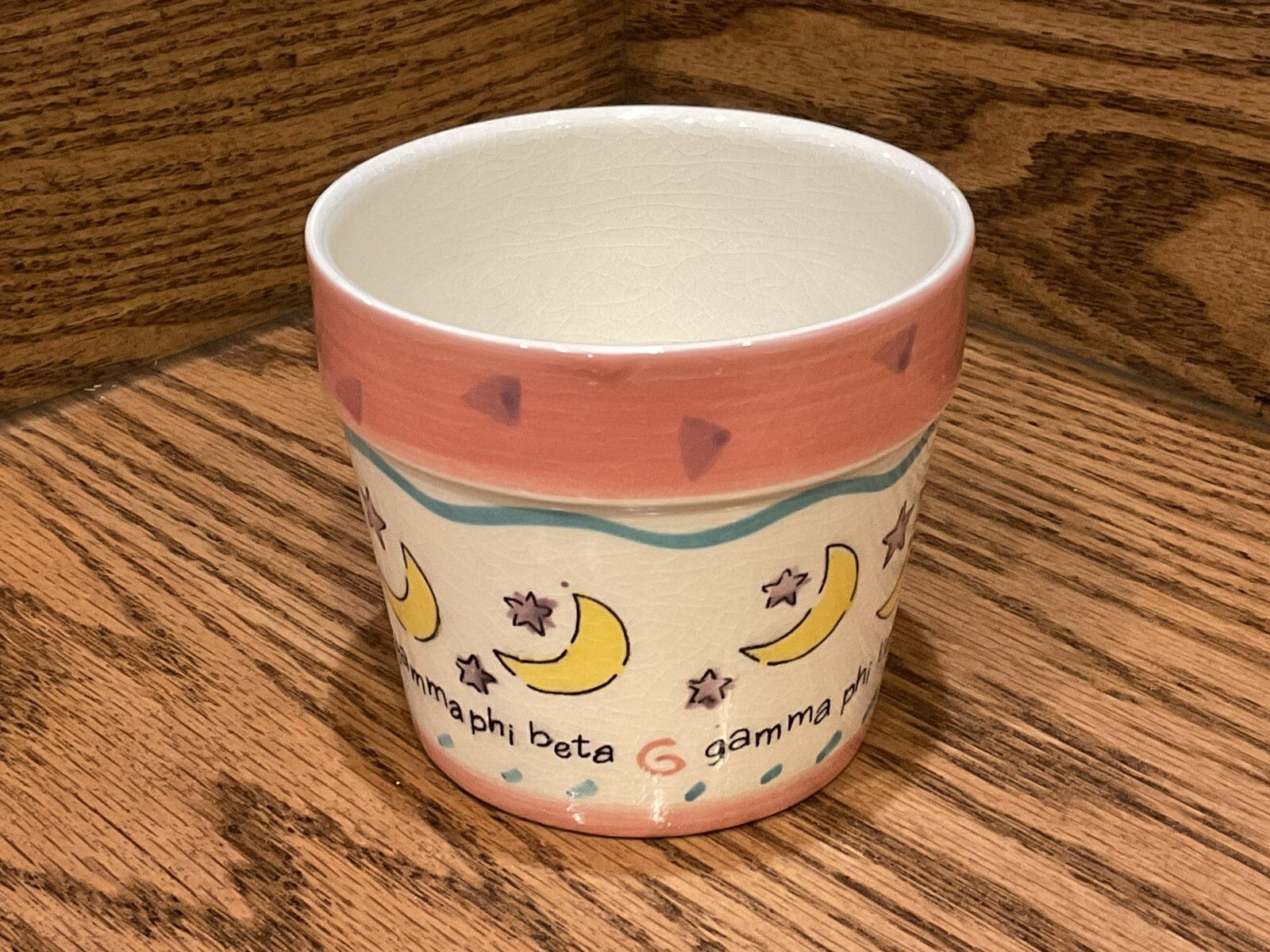 Gamma Phi Beta Small Decorated Planter