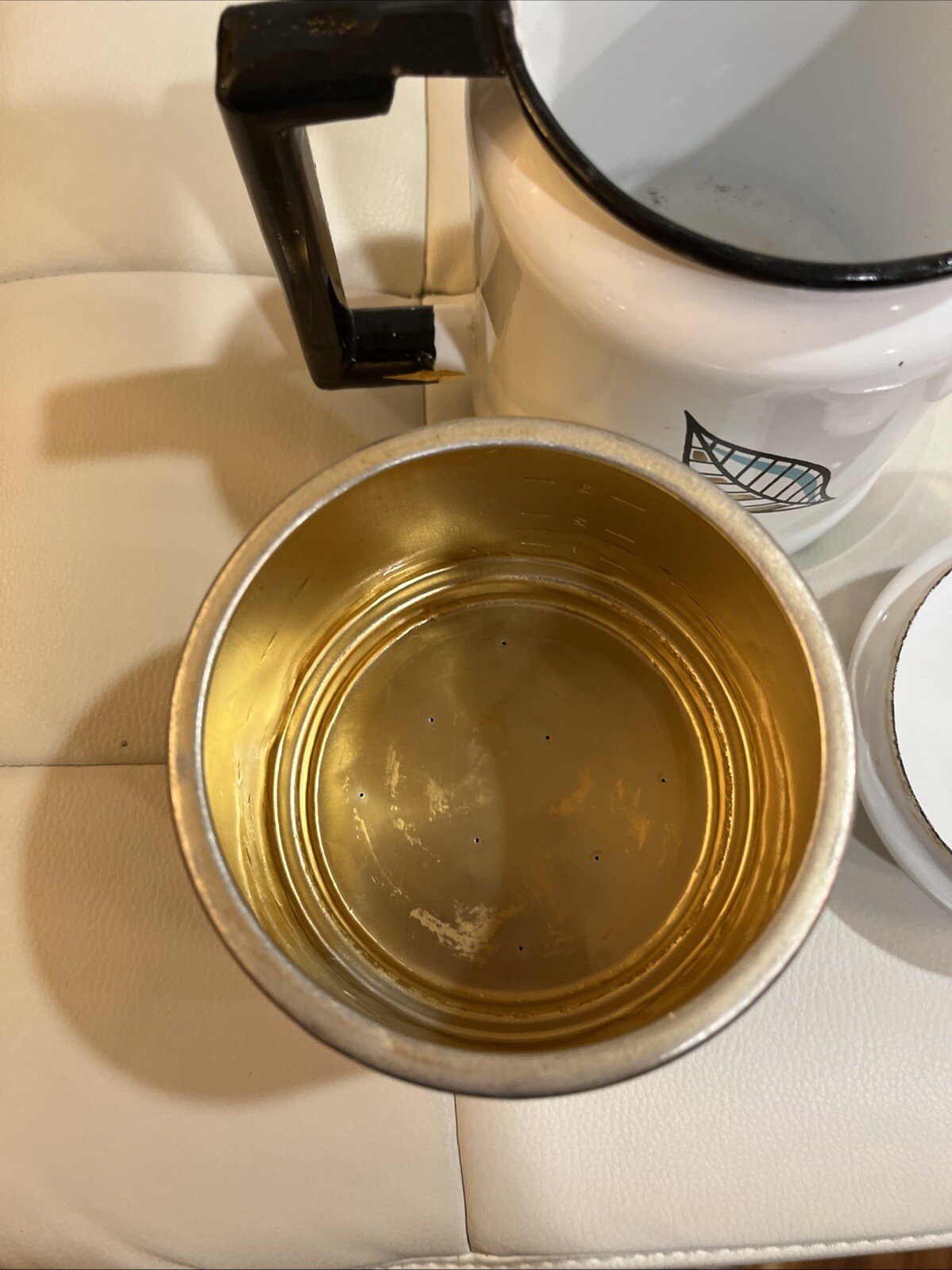 Vtg. Georges Briard Coffee Pot Percolator