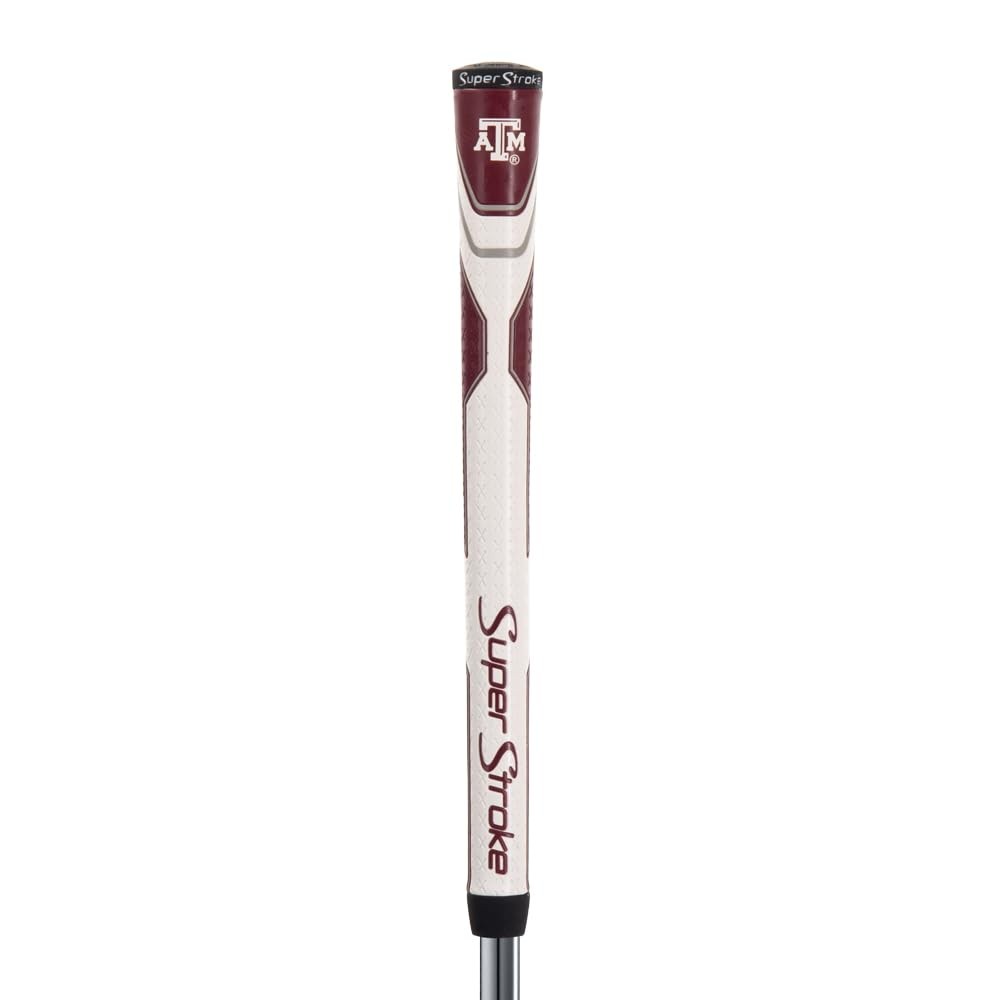 SuperStroke NCAA Traxion Tour Golf Club Grip,Texas Standard, Texas A&M Aggies