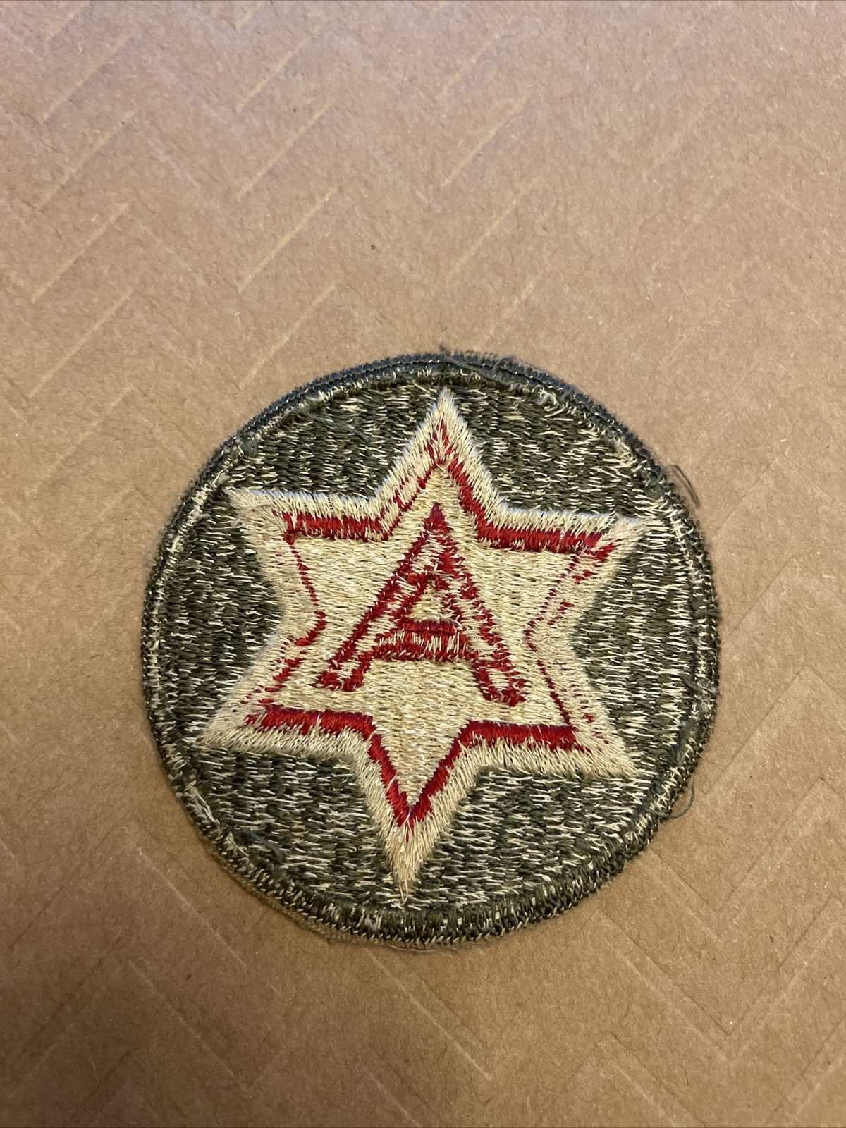 WWII - Sixth 6th US ARMY Patch Insignia