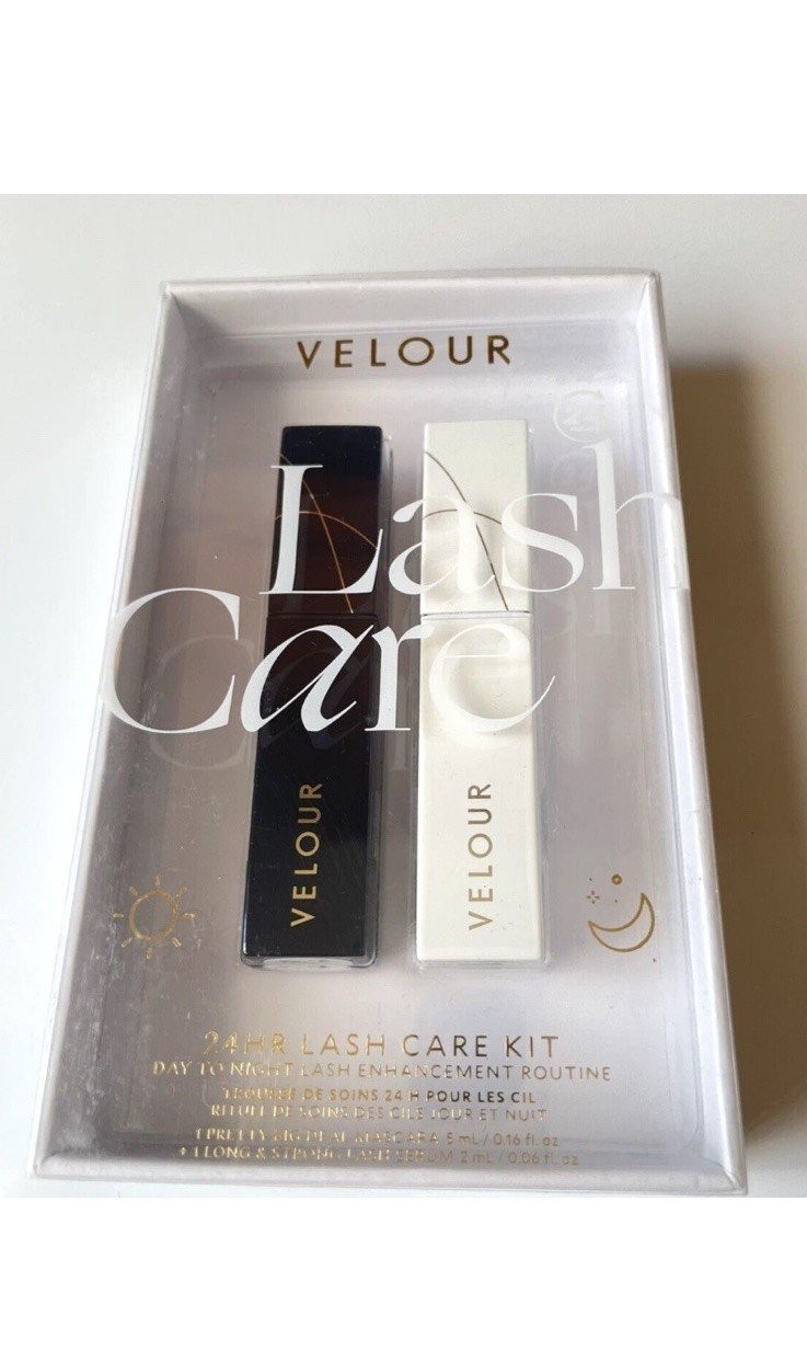 Velour 24HR Lash Care Kit Lash Long & Strong Serum & Pretty Big Deal Mascara NIB