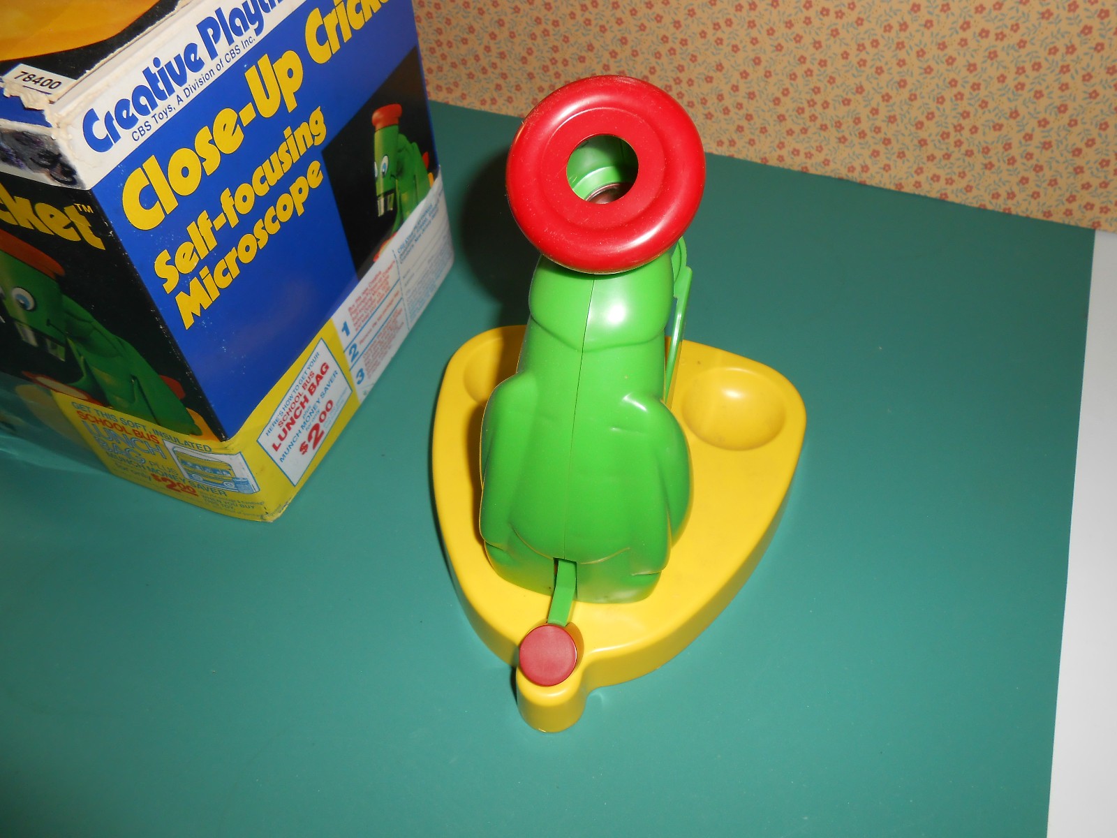 Vtg 1970s Close-Up Cricket Microscope Creative Playthings w/original box Child
