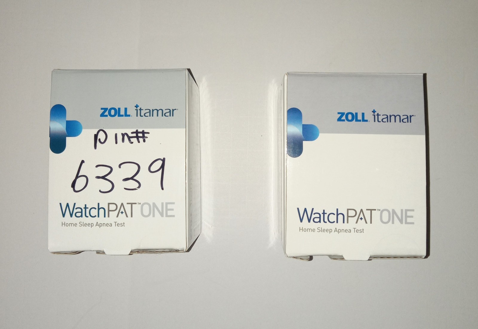 WatchPAT ONE LOT of 2 Home Sleep Apnea Tests (HSAT) Kit Zoll Itamar