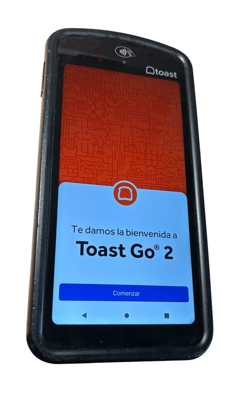 Toast Flex POS Go 2 Handheld Tablet With Charger - MPN: TG200 - RESET