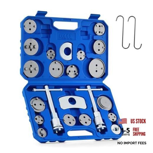 Brake Caliper Compression Tool Set, Heavy Duty Brake Piston Compressor 24pc