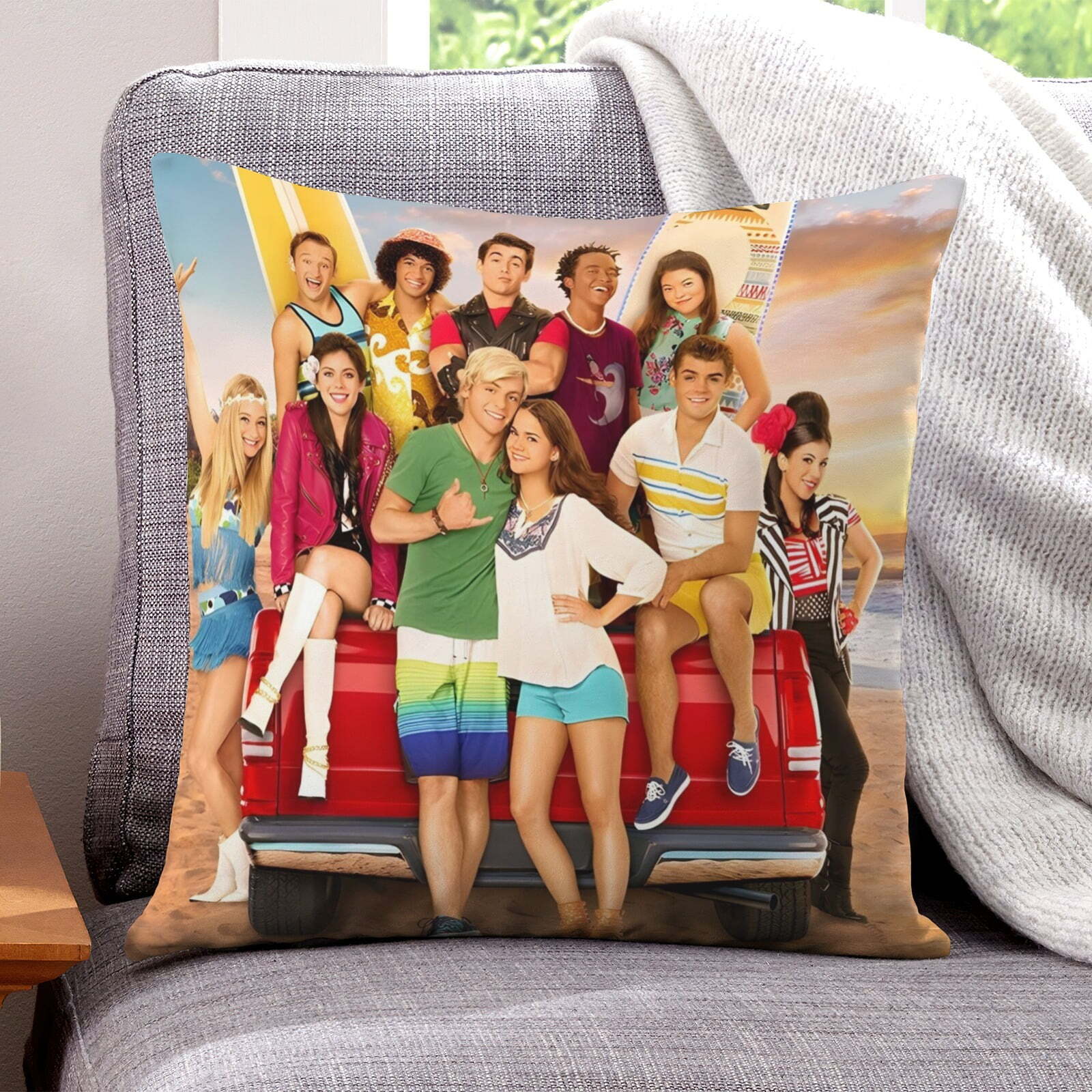 Throw Pillow Cover Teen Beach Pillow Case Decor for Home Sofa Couch Pillowcase