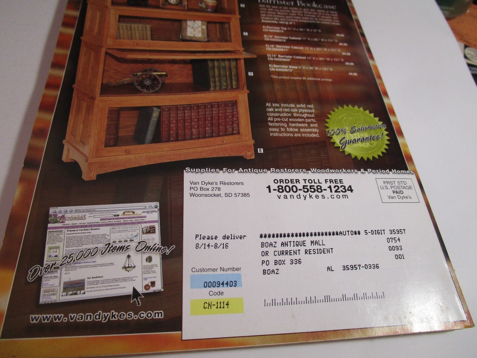 VAN DYKE'S MASTER CATALOG FALL 2006 NEAR EXCELLENT
