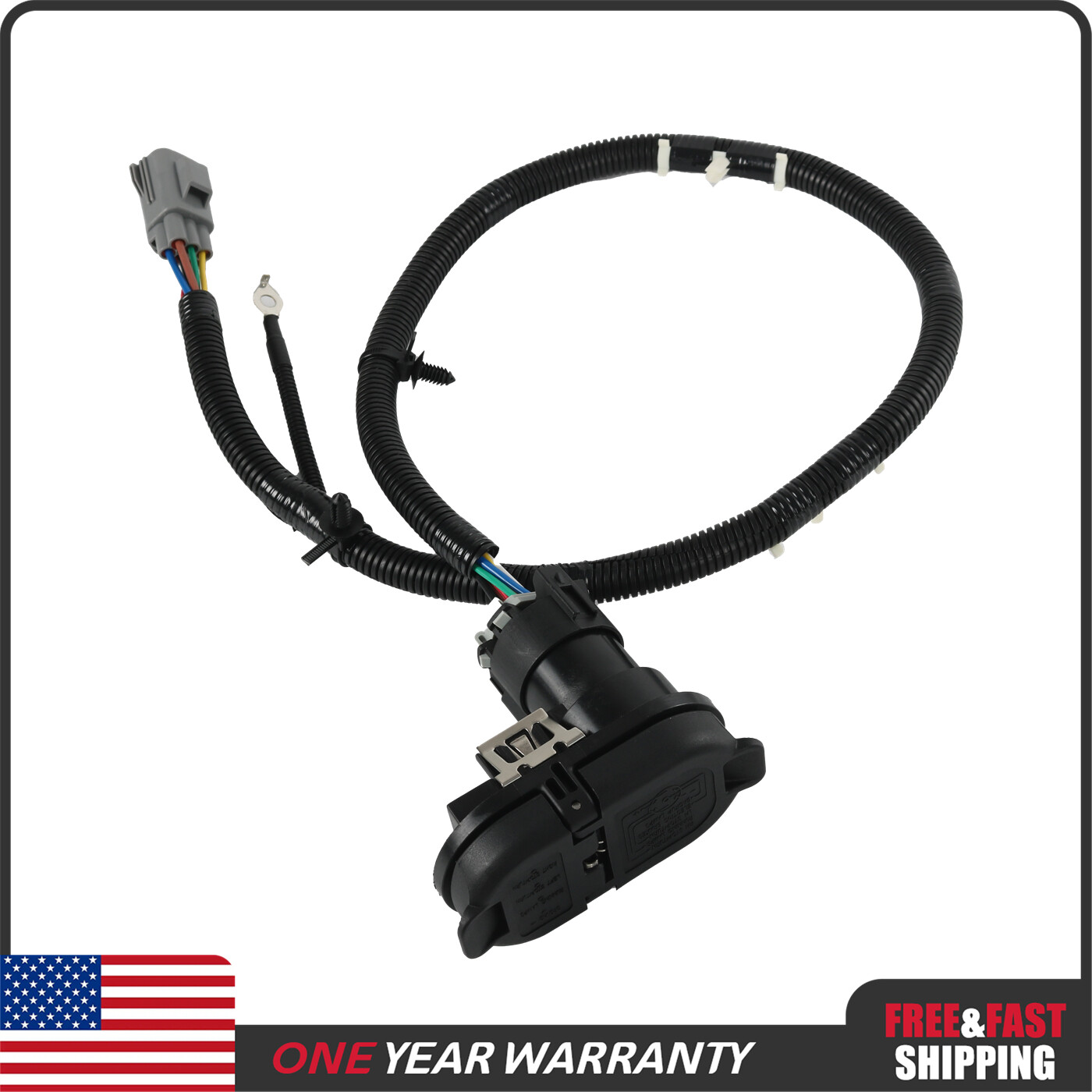Trailer Hitch Wiring Connector Harness Set For Ford Transit 150 250 350 15-19