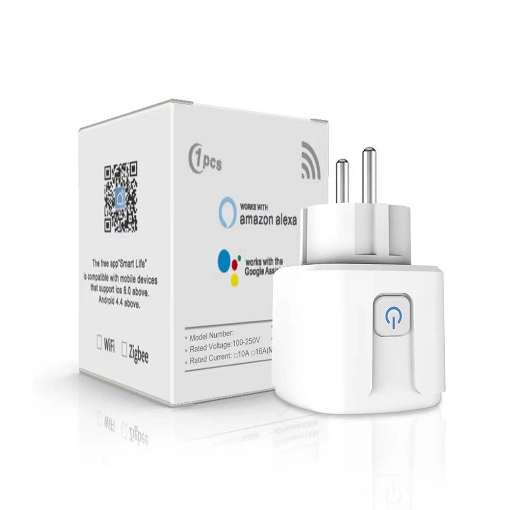 20A EU Smart Plugs with Power Metering WIFI Bluetooth Socket 100-240V AC Alexa