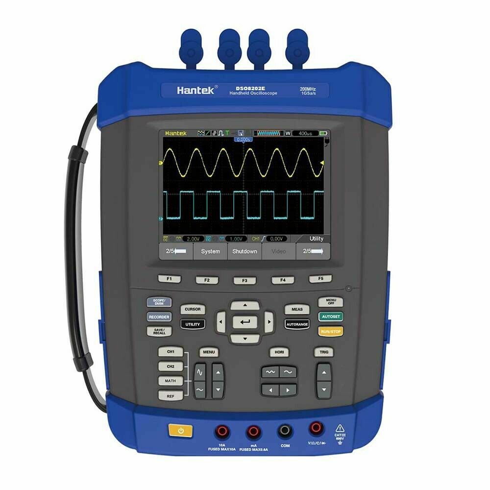 Hantek DSO8202E 6in1 Oscilloscope/Recorder/Spectrum Analyzer/Frequency Counter