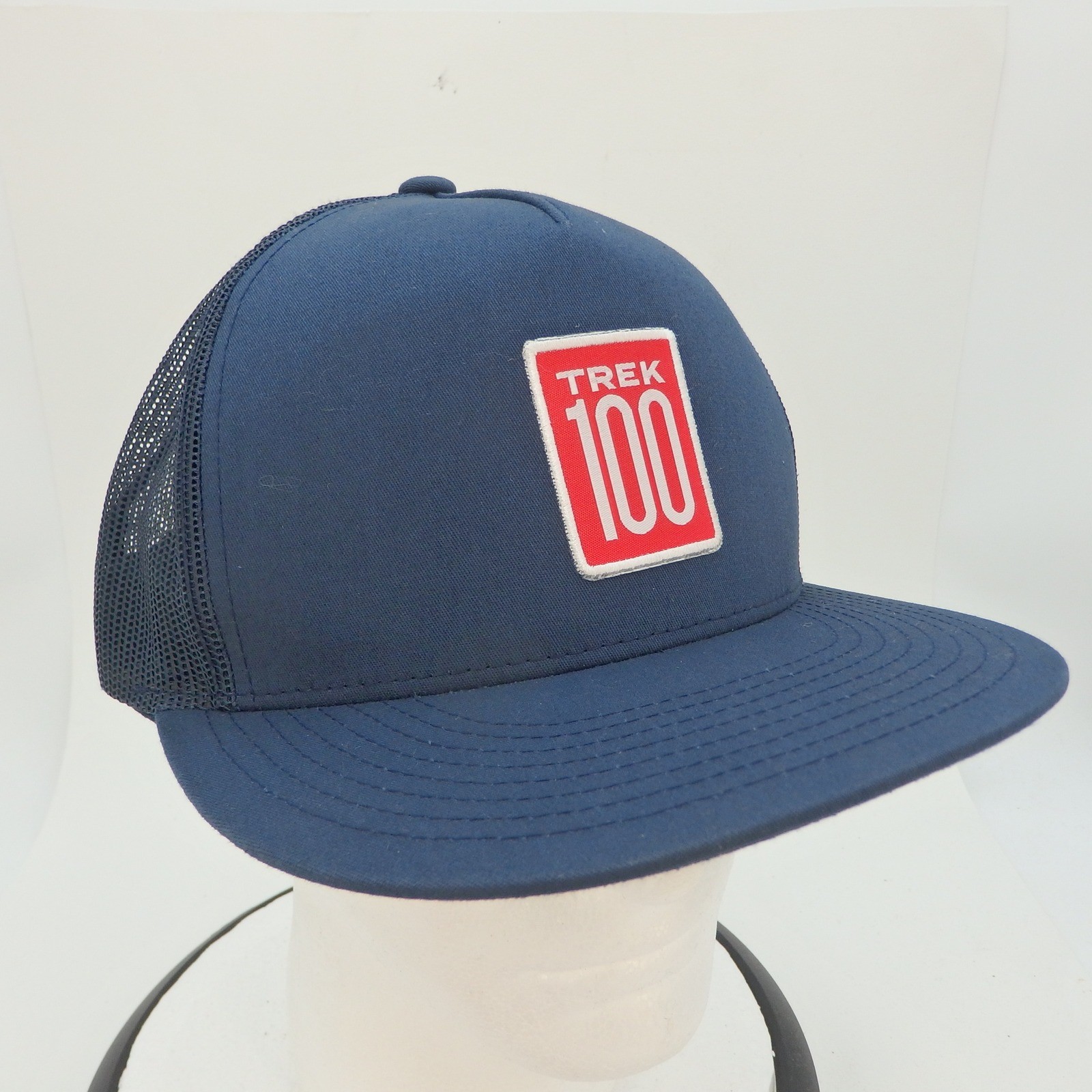 Trek 100 Navy Blue Mesh Trucker Hat Snapback Cap Men's One Size