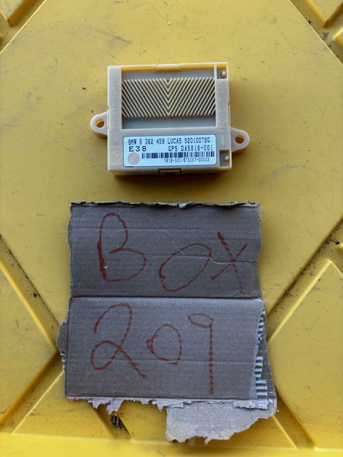 1995-2001 BMW E38 740i 740iL ALARM MODULE 8362459