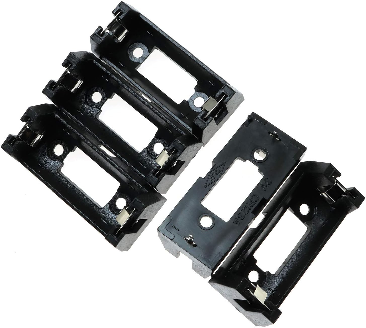 CR123 Battery Holder PCB Plug In 5 Pack