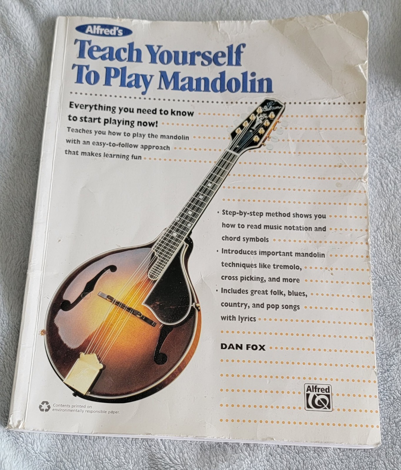 Washburn Mandolin with Case and Accessories