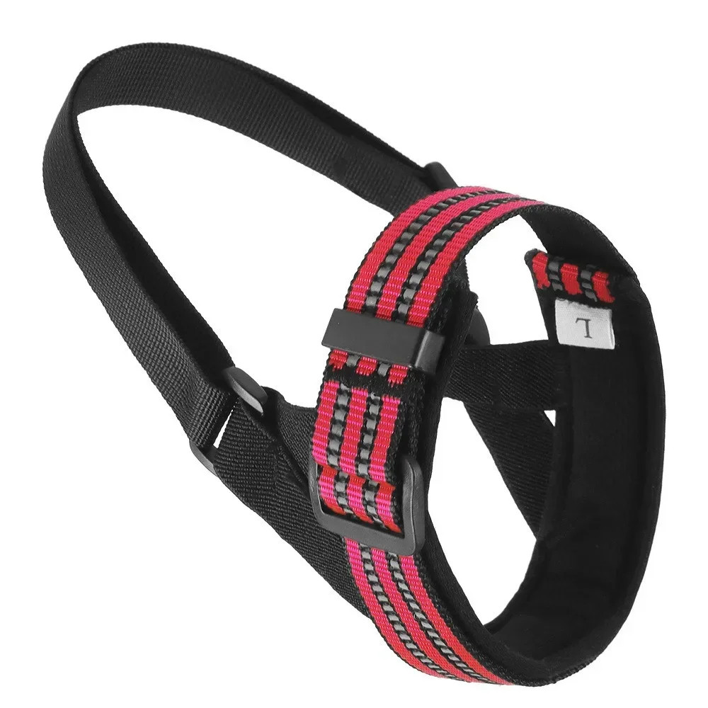 Release Dog Muzzle Adjustable Reflective Dog Soft Padded Medium & L