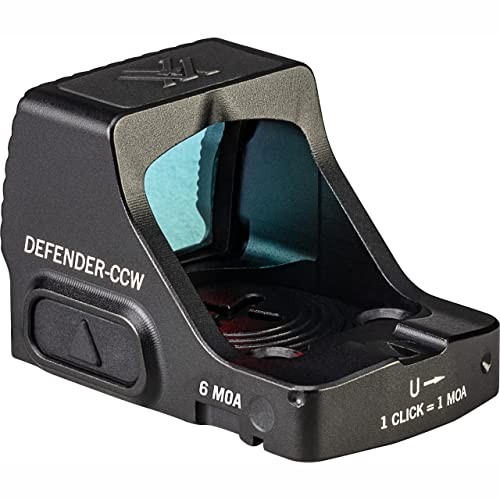 CCW MICRO RED DOT MOTION ACTIVATION AUTO - VORTEX OPTICS DEFENDER
