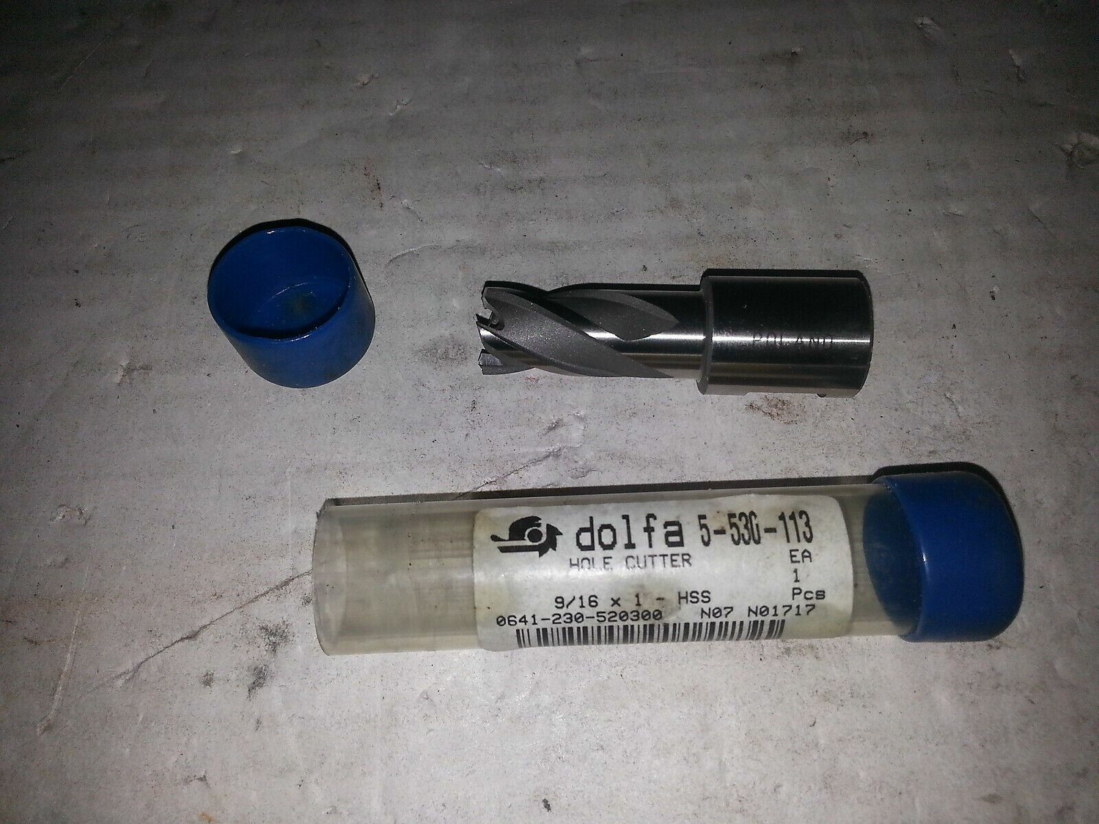 Dolfa 5-530-113 Annular Hole Cutter 9/16in x 1in HSS Weldon Shank Mag Drill Bit