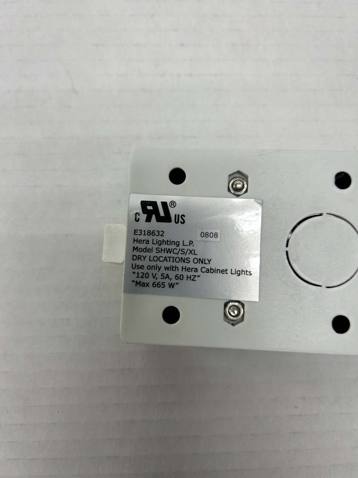 Hera Hardwire Box SHWC/S/XL