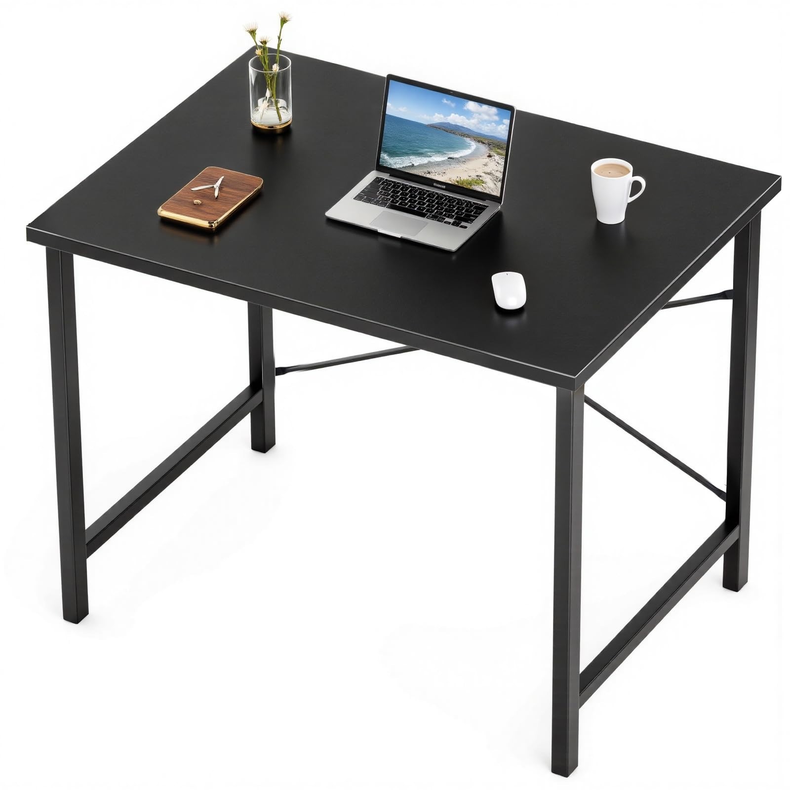 Sweetcrispy 32-Inch Small Computer Desk | Modern Minimalist Design