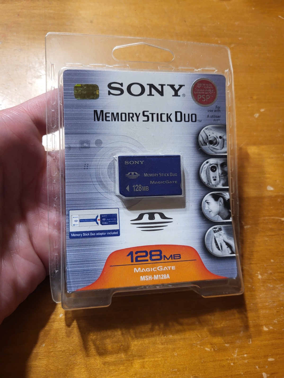 Sony Memory Stick Duo 128MB Magic Gate MSH-M128A Works with PSP