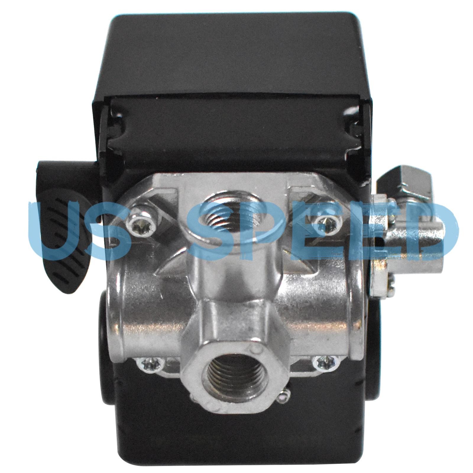 For Ingersoll Rand Pressure Switch W/Unloader&On/Off Lever 23474570 135-175 PSI