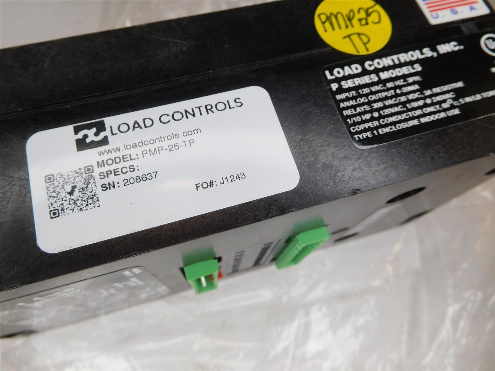Load Controls PMP-TP Pump Load Controller (S1)