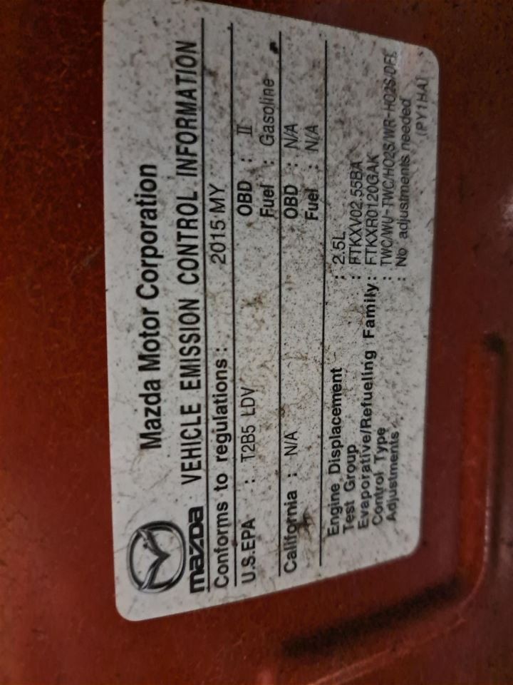 2015 Mazda 6 Jack Sku#4392423