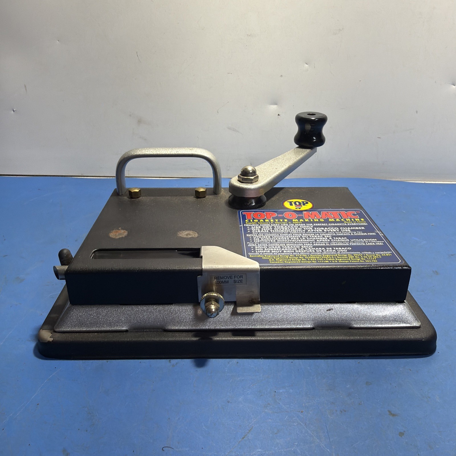 Top-O-Matic Heavy Duty Cigarette Making Machine Spring Action