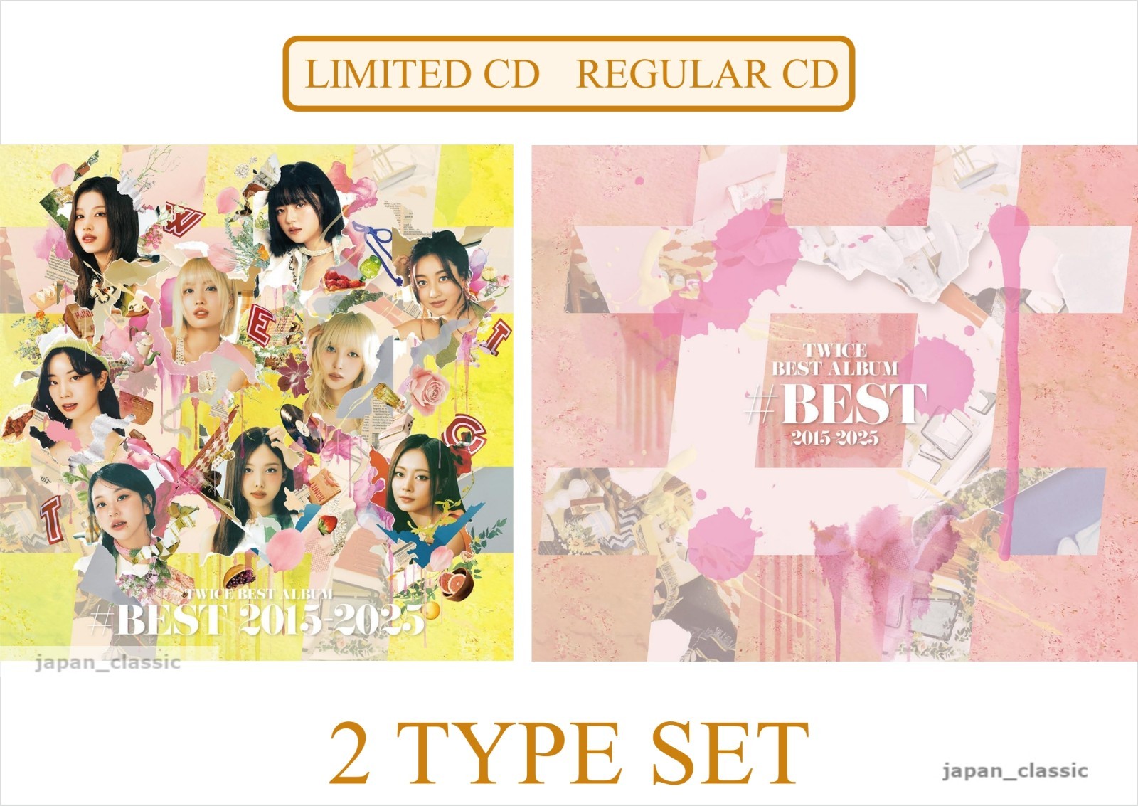 TWICE BEST ALBUM #BEST 2015-2025 LIMITED EDITION 4CD BLU-RAY REGULAR CD JAPAN