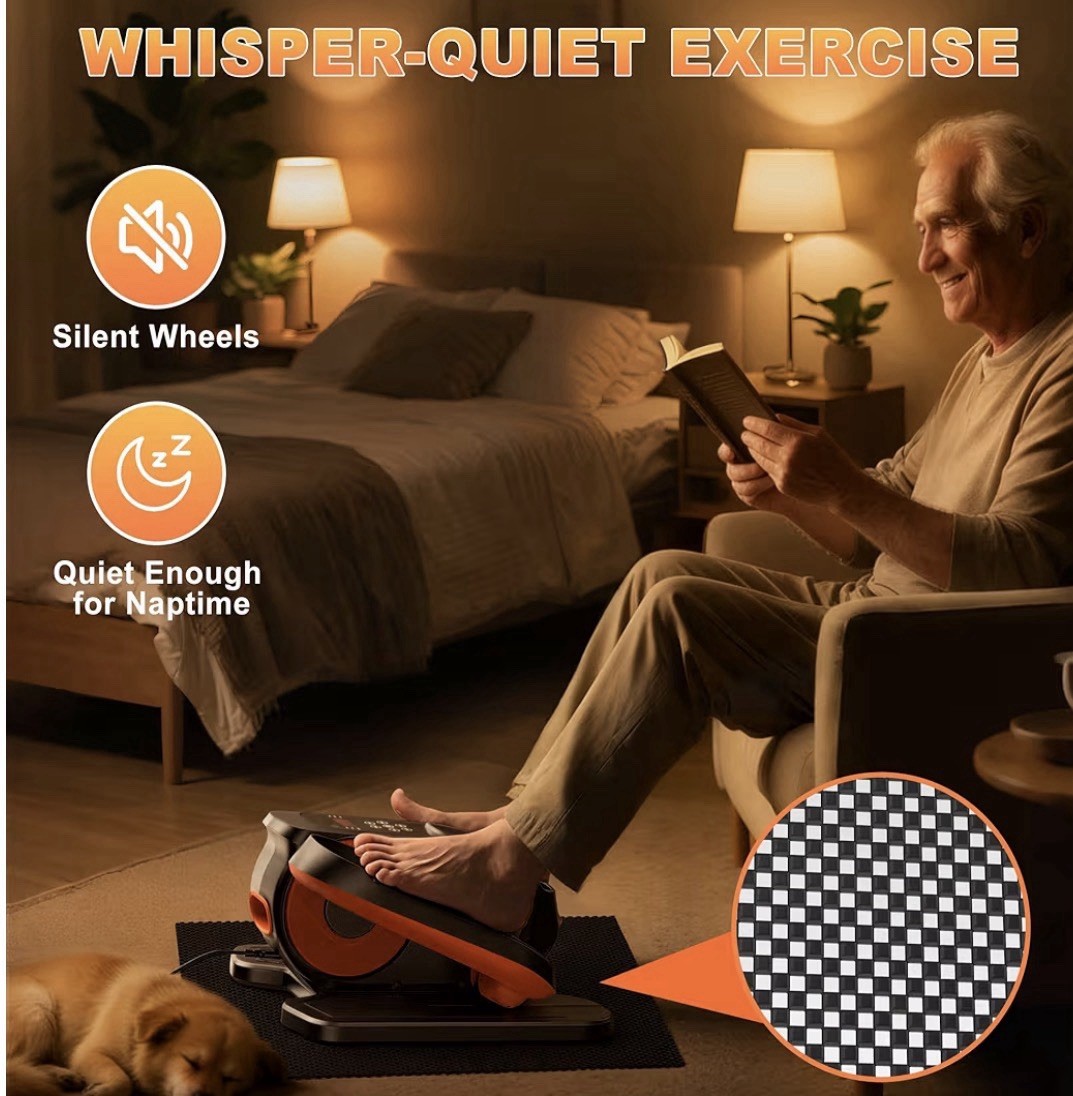 Putnen Mortorized Electric Elliptical Under Desk Trainer Portable