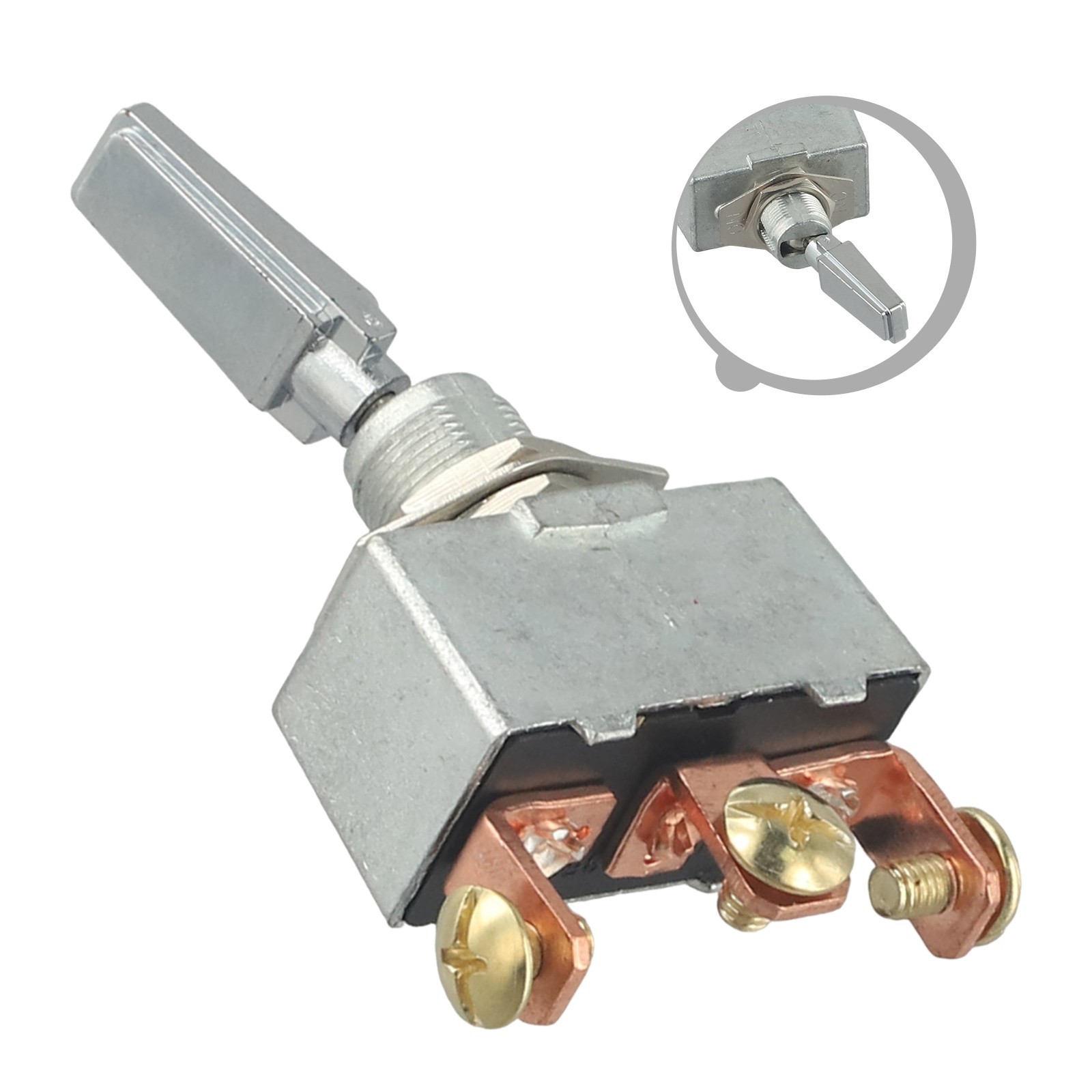 12V 50A Metal Rocker Switch Car Yacht Modification 3-pin 3-speed ON-OFF-ON New