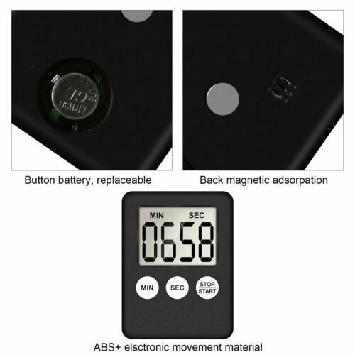 LCD Digital Kitchen Cooking Timer Count-Down Up Clock Loud Alarm Magnetic Lot