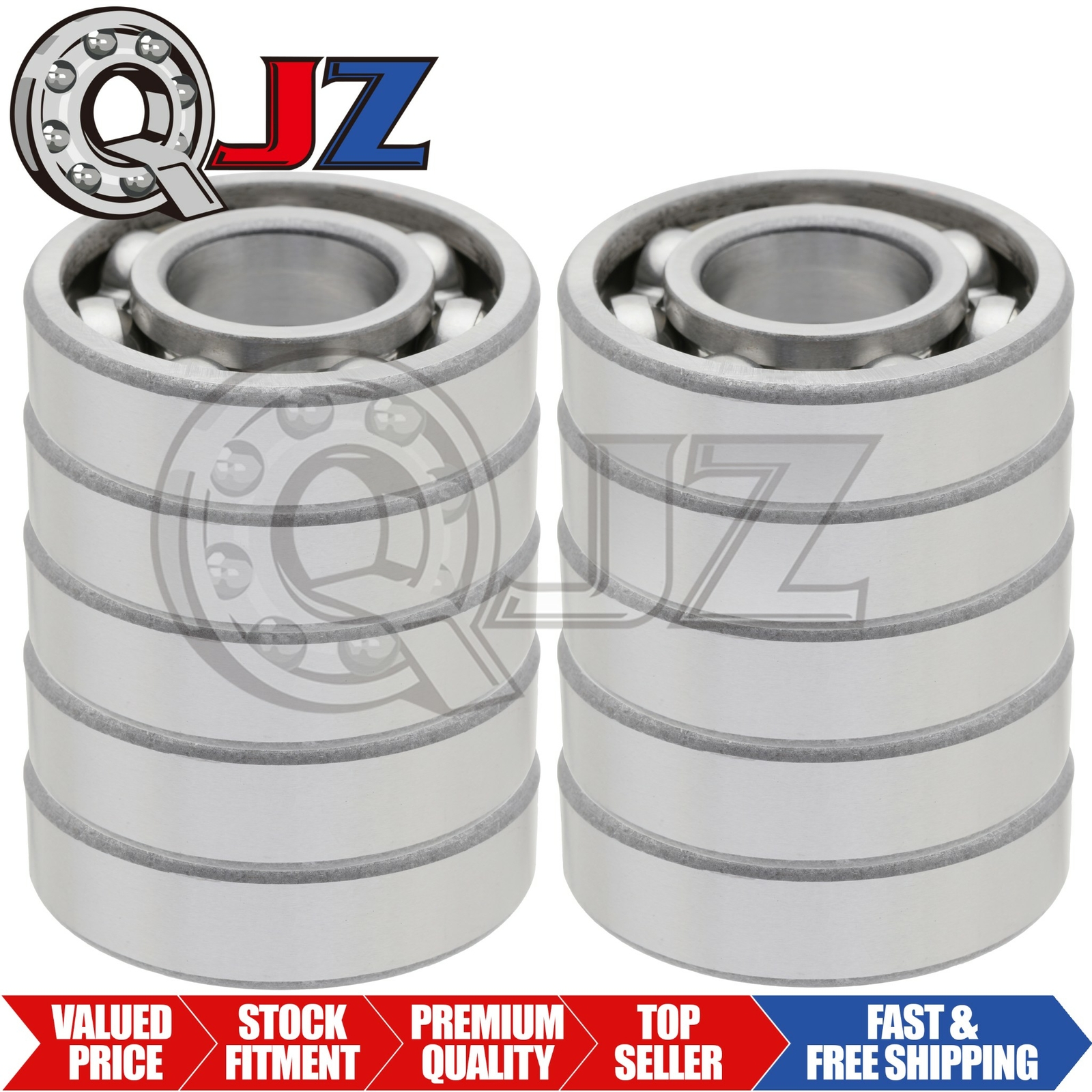 [10-Pk] 6310-OPEN Radial/Deep Groove Ball Bearing 50mm x 110mm x 27mm (IDxODxW)
