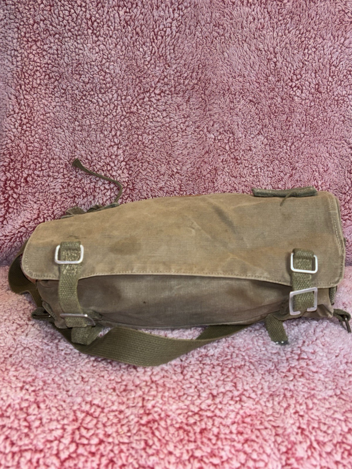 1960s West German Issue Heavy-Duty Canvas Shoulder/Hand Carry